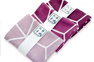 【手ぬカチ】ふちあり（赤系）3枚セット
